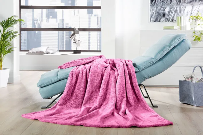 casaNOVA Wohndecke TORONTO 150 x 200 cm berry