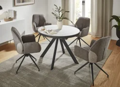 CASAVANTI Armlehnstuhl DORA Grau