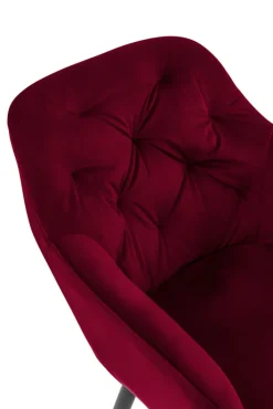 CASAVANTI Armlehnstuhl Samt rot