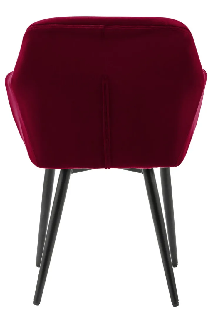 CASAVANTI Armlehnstuhl Samt rot