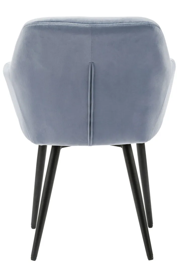 CASAVANTI Armlehnstuhl Samt hellgrau