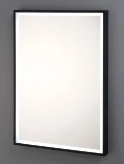 CASAVANTI Badspiegel FLORA 50 x 70 cm schwarz