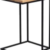 CASAVANTI Beistelltisch 38 x 62 x 43 cm Holznachbildung braun