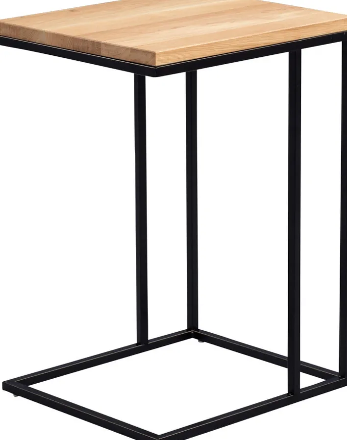 CASAVANTI Beistelltisch 38 x 62 x 43 cm Holznachbildung braun
