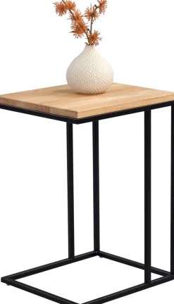 CASAVANTI Beistelltisch 38 x 62 x 43 cm Holznachbildung braun