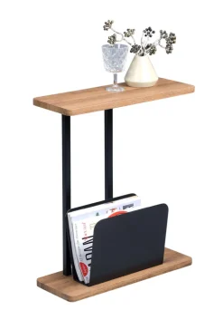 CASAVANTI Beistelltisch 50 x 60 x 20 cm Holznachbildung braun