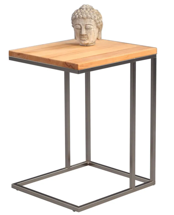 CASAVANTI Beistelltisch 38 x 62 x 43 cm Holz massiv braun