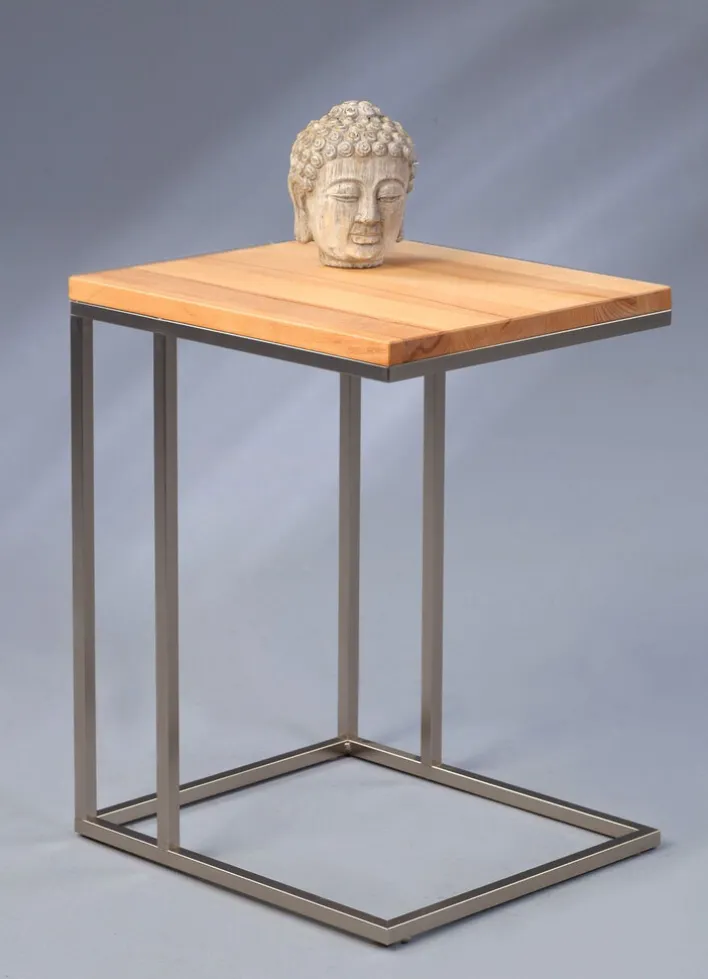 CASAVANTI Beistelltisch 38 x 62 x 43 cm Holz massiv braun