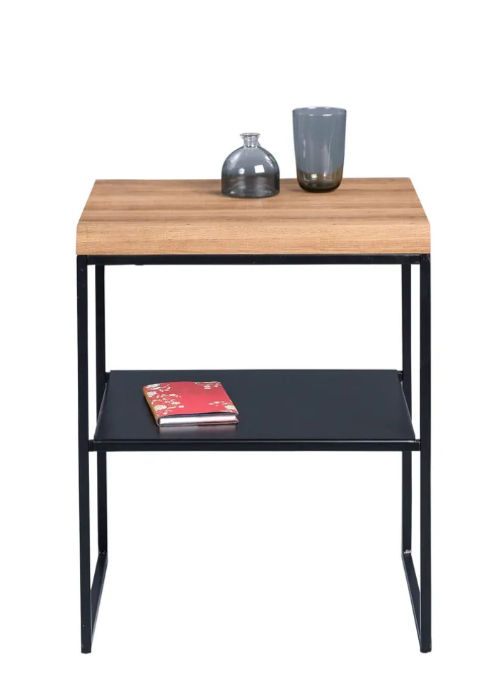 CASAVANTI Beistelltisch 50 x 62 x 40 cm Holznachbildung braun