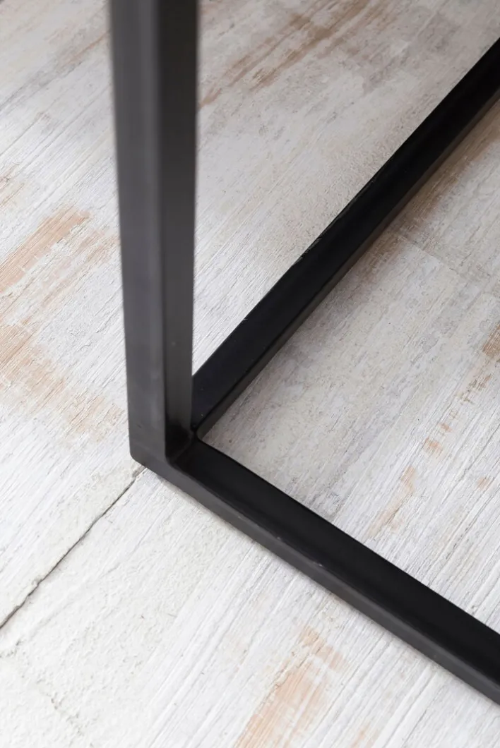 CASAVANTI Beistelltisch 2er-Set braun/schwarz