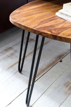 CASAVANTI Beistelltisch 2er-Set schwarz/braun