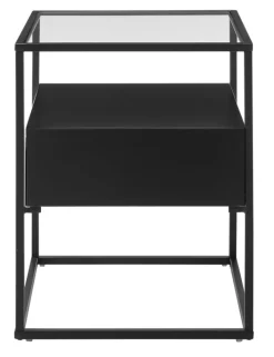 CASAVANTI Beistelltisch EVORA schwarz