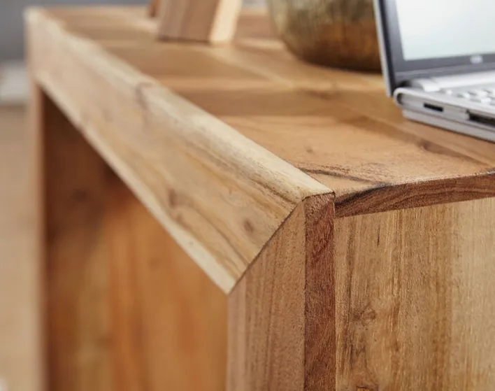 CASAVANTI Beistelltisch MUMBAI 60 x 36 cm Akazie