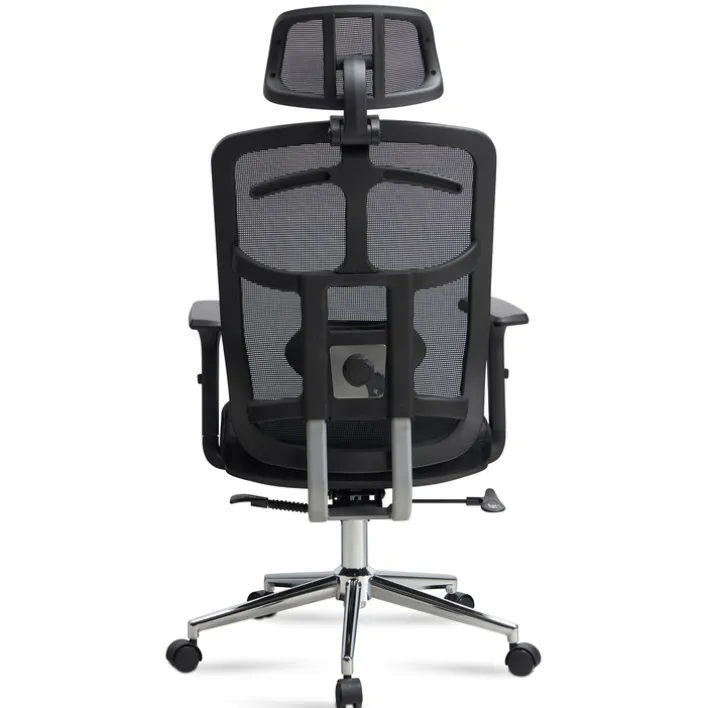 CASAVANTI Bürostuhl 68x130x68 cm Stoff schwarz