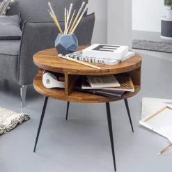 CASAVANTI Couchtisch 60 x 60 cm Sheesham massiv