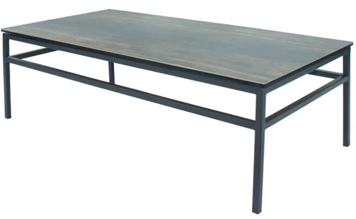 CASAVANTI Couchtisch 120 x 38 cm dunkelbraun/ schwarz