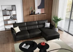 CASAVANTI Couchtisch 90 x 90 cm rund Glaskeramik bronzefarbig