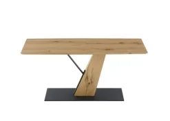 CASAVANTI Couchtisch BRESCIA 110 x 60 cm Eiche Schwarz