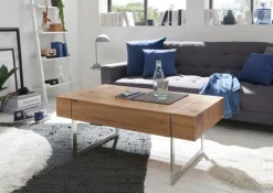 CASAVANTI Couchtisch PAPHOS 110 x 60 cm silber