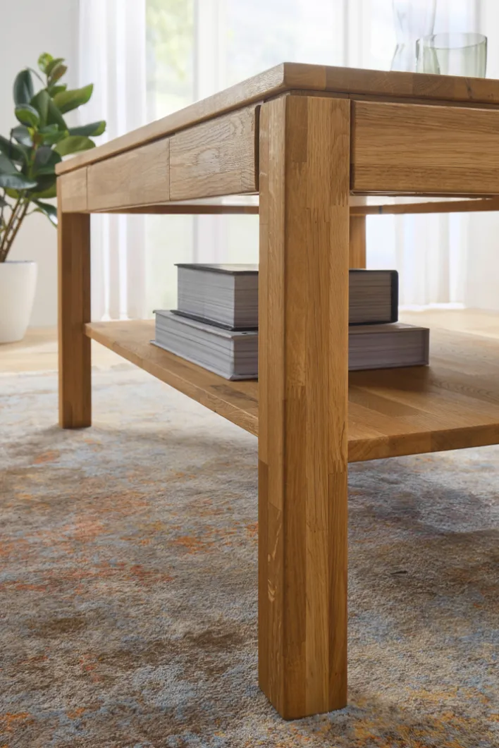 CASAVANTI Couchtisch SALEM 115 x 70 cm Kernbuche