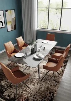 CASAVANTI Drehstuhl MELISSA braun/grau