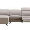 CASAVANTI Ecksofa NINA L 164 x 272 cm stonegrau