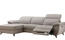 CASAVANTI Ecksofa NINA L 164 x 272 cm stonegrau