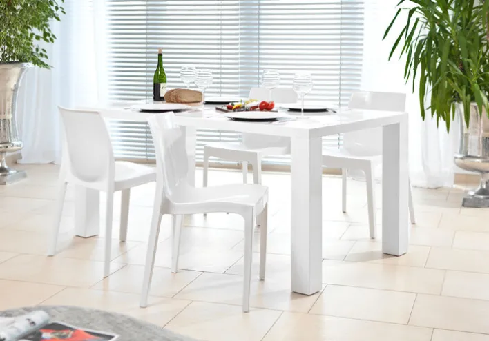 CASAVANTI Esstisch 140 x 90 cm weiß