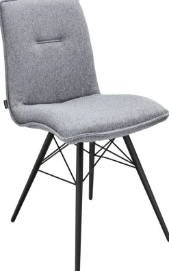 CASAVANTI Esszimmerstuhl MIA hellgrau/schwarz