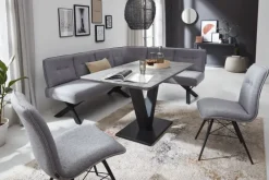 CASAVANTI Esszimmerstuhl MIA hellgrau/schwarz