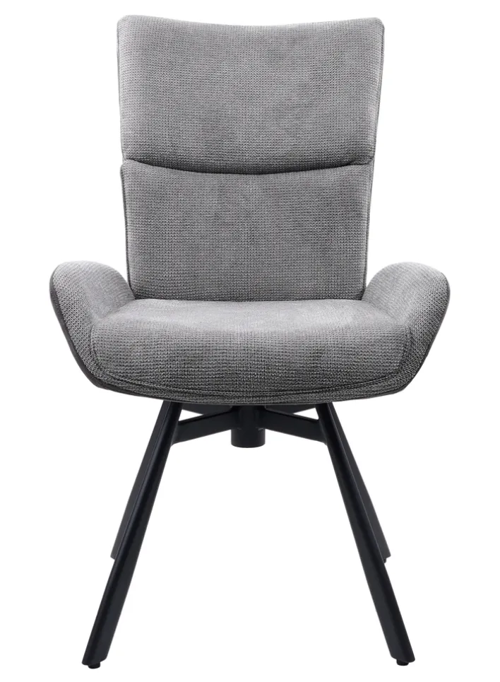 CASAVANTI Esszimmerstuhl VARREL pulverbeschichtet Grau