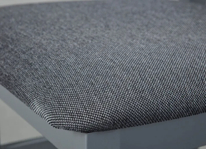 CASAVANTI Esszimmerstuhl NICLAS 7.1 2er Set Massivholz grau