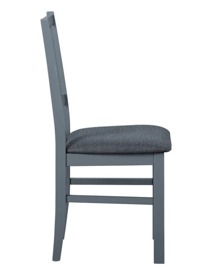 CASAVANTI Esszimmerstuhl NICLAS 7.1 2er Set Massivholz grau