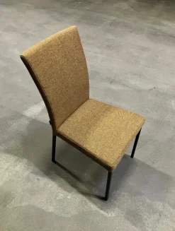 CASAVANTI Esszimmerstuhl SALLY Stoffbezug kupferfarbig/schwarz