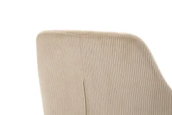 CASAVANTI Esszimmerstuhl 2er Set beige/schwarz