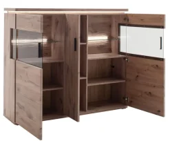 CASAVANTI Highboard MODENA 150 x 125 cm Viking Oak