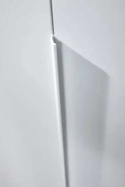 CASAVANTI Kleiderschrank PURISMA Alpinweiß/ Glas Kristallweiß