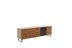 CASAVANTI Lowboard ASSINI 213x68 cm cm Ast/Balkeneiche