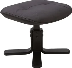 CASAVANTI Sessel mit Hocker 2-teilig grau