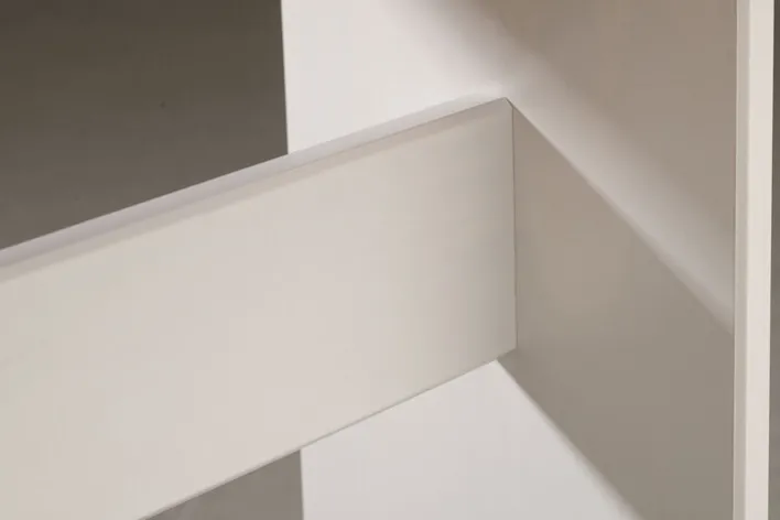 CASAVANTI Sitzbank JACOB 32.2 Weiß Massivholz / braun