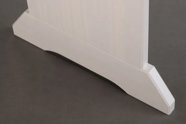 CASAVANTI Sitzbank JACOB 32.2 Weiß Massivholz / braun