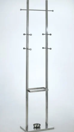 CASAVANTI Standgarderobe ANGELA silberfarbig