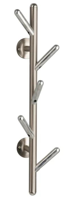 CASAVANTI Wandgarderobe FRANZI 12 x 63 cm silberfarbig