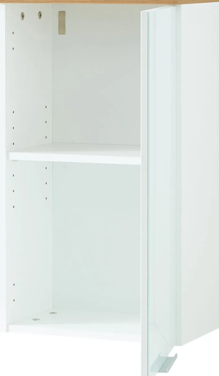 CASAVANTI Wandschrank CARA 39 x 69 x 27 cm weiß/braun