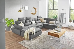 CASAVANTI Wohnlandschaft MADEIRA LL PRIMO anthrazit