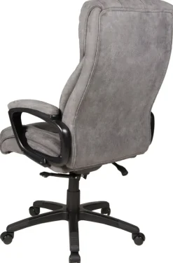 Chefsessel JOHN XXL 150 kg Schwarz/ Grau