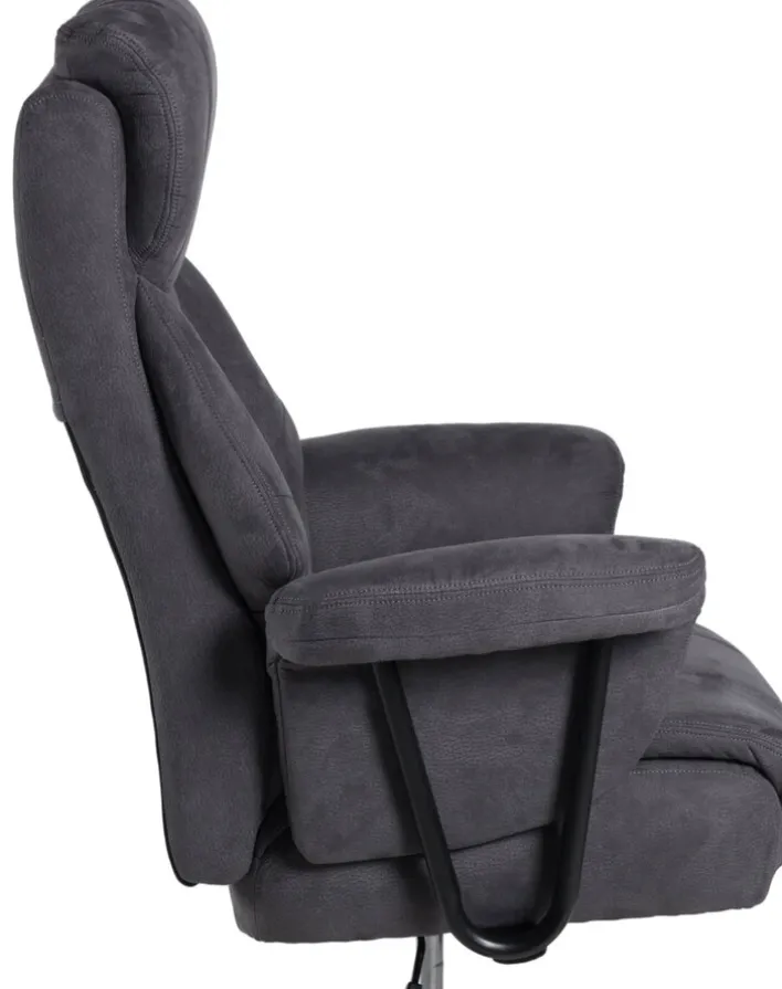 Chefsessel MAURO XXL 150 kg Schwarz/ Dunkelgrau