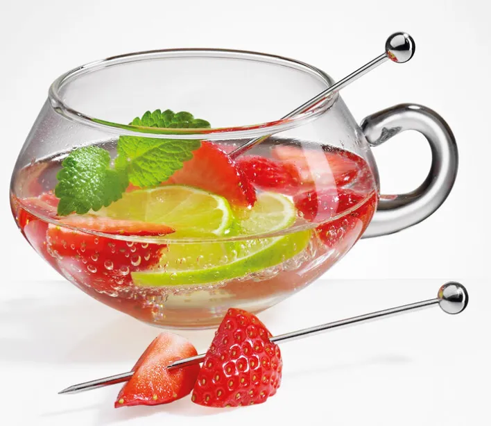 cilio Cocktail Picker 6er Set 10,5 cm Edelstahl