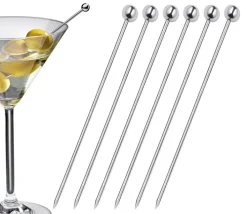 cilio Cocktail Picker 6er Set 10,5 cm Edelstahl