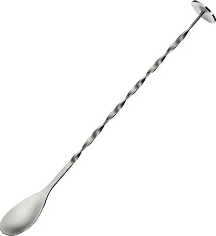 cilio Cocktaillöffel mit Stößel Edelstahl